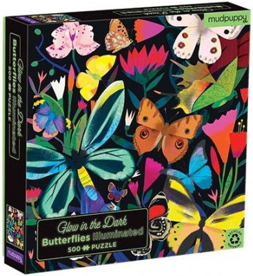 Puzzle phosphorescent Papillon